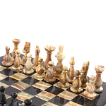 Шахматы настольные из натурального камня Оникс Decorative Thematic Chess варинант исполнения - 2 | Loft Concept в Екатеринбурге