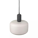 Подвесной светильник с круглым бежевым плафоном Quentin варинант исполнения - 3 | Loft Concept в Екатеринбурге