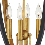 Подвесной светильник в форме фонаря чёрного цвета Black Lantern варинант исполнения - 2 | Loft Concept в Екатеринбурге