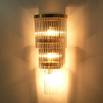 Бра с золотистым основанием и прозрачными трубками Nembus варинант исполнения - 6 | Loft Concept в Екатеринбурге