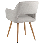 Стул в рогожке серого цвета NEASAN STOOL варинант исполнения - 4 | Loft Concept в Екатеринбурге