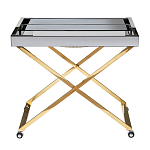 Стол сервировочный с зеркальной столешницей Splendid Serving Table варинант исполнения - 1 | Loft Concept в Екатеринбурге