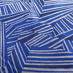 Мебельная ткань Жаккард синий принт 140 см T2-132 варинант исполнения - 1 | Loft Concept в Екатеринбурге