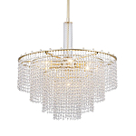 Люстра многоярусная с каскадами кристаллов Crystal Rains варинант исполнения - 1 | Loft Concept в Екатеринбурге