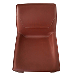 Стул коричневый из искуственной кожи на 4-х ножках Enigma Brown варинант исполнения - 3 | Loft Concept в Екатеринбурге