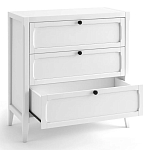 Комод с 3-мя ящиками белый Silva White Chest of Drawers варинант исполнения - 3 | Loft Concept в Екатеринбурге