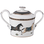 Чайный сервиз из фарфора с изображением лошадей на 6 персон 15 предметов Porcelain Horse Set  варинант исполнения - 3 | Loft Concept в Екатеринбурге