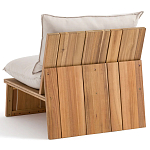 Уличное кресло из массива акации Trivett Wooden Chair варинант исполнения - 4 | Loft Concept в Екатеринбурге