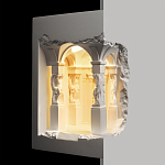 Встраиваемый в стену гипсовый светильник под покраску с колоннами и арками в античном стиле Antiquity Athena варинант исполнения - 1 | Loft Concept в Екатеринбурге