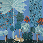 Мебельная ткань Oasis Blue Велюр  варинант исполнения - 1 | Loft Concept в Екатеринбурге