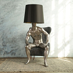 Лампа MALE MANNEQUIN LAMP с абажуром варинант исполнения - 3 | Loft Concept в Екатеринбурге