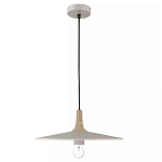 Подвесной светильник круглый в сочетании дерева и металла Space варинант исполнения - 1 | Loft Concept в Екатеринбурге