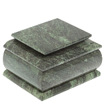 Шкатулка с зеркалом из натурального камня змеевик Stone Casket варинант исполнения - 2 | Loft Concept в Екатеринбурге