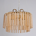 Люстра с подвесными рифлеными стеклянными трубками Nembus варинант исполнения - 4 | Loft Concept в Екатеринбурге