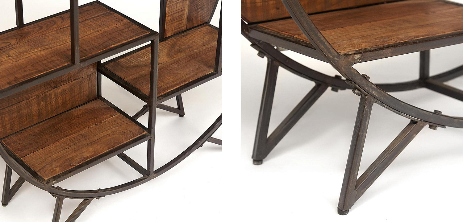 Стеллаж Acacia Shelving Renfrey Стеллаж Acacia Shelving Renfrey - Loft-Concept в Екатеринбурге