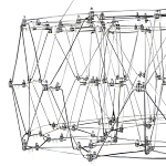 Люстра с тонкой металлической конструкцией цвета хром Quasar варинант исполнения - 4 | Loft Concept в Екатеринбурге