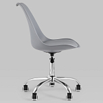 Офисный стул на металлическом основании EGGERY Grey пластик варинант исполнения - 2 | Loft Concept в Екатеринбурге