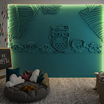 Барельеф OWLS варинант исполнения - 3 | Loft Concept в Екатеринбурге