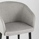 Мягкое кресло на металлических ножках Shaggy Grey варинант исполнения - 6 | Loft Concept в Екатеринбурге