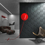 Гипсовая 3D Панель M-37 варинант исполнения - 2 | Loft Concept в Екатеринбурге