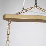 Люстра подвесная овальная со стеклянными трубками Длина 100 см Nembus варинант исполнения - 2 | Loft Concept в Екатеринбурге