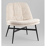 Кресло лаунж Tail молочный варинант исполнения - 1 | Loft Concept в Екатеринбурге