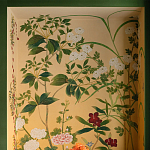 Обои ручная роспись Four Seasons Original colourway on painted Xuan paper with gold ombre варинант исполнения - 1 | Loft Concept в Екатеринбурге