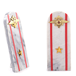 Сувенир Погон МВД из натурального камня мрамор Souvenir Epaulets варинант исполнения - 5 | Loft Concept в Екатеринбурге