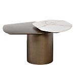 Столик журнальный Promontory с мрамором варинант исполнения - 1 | Loft Concept в Екатеринбурге