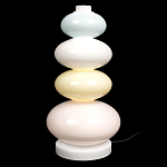 Настольная лампа из стеклянных сфер в пастельных тонах Высота 40 см Pastel Lunaria варинант исполнения - 1 | Loft Concept в Екатеринбурге