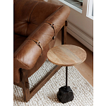 Двухместный диван Duncan винтажная коричневая кожа варинант исполнения - 7 | Loft Concept в Екатеринбурге