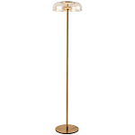 Торшер Blanton Amber Glass Brass Floor Lamp 30 варинант исполнения - 1 | Loft Concept в Екатеринбурге