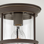 Потолочный светильник для ванных комнат со стеклянным плафоном и одной лампой Hinkley варинант исполнения - 10 | Loft Concept в Екатеринбурге