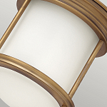 Потолочный светильник для ванных комнат с цилиндрическим стеклянным плафоном и одной лампой Hinkley варинант исполнения - 12 | Loft Concept в Екатеринбурге