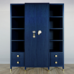 Большой шкаф с витриной Elsa Dreams Blue варинант исполнения - 6 | Loft Concept в Екатеринбурге