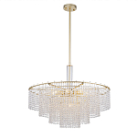 Люстра многоярусная с каскадами кристаллов Crystal Rains варинант исполнения - 3 | Loft Concept в Екатеринбурге