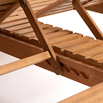 Шезлонг двухместный из эвкалипта Sunset варинант исполнения - 6 | Loft Concept в Екатеринбурге