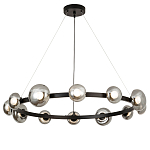 Светодиодная кольцевая люстра IONA Сhandelier black варинант исполнения - 4 | Loft Concept в Екатеринбурге