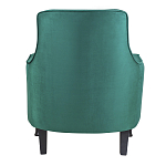 Кресло с мягкой обивкой из велюра на 4-х ножках из массива березы Scarlett Armchair green варинант исполнения - 3 | Loft Concept в Екатеринбурге