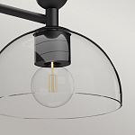 Люстра с 3-мя прозрачными полусферическими плафонами из стекла Alora Mood варинант исполнения - 9 | Loft Concept в Екатеринбурге