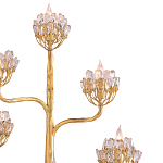 Бра золотое в виде растения Golden Flower Glade варинант исполнения - 1 | Loft Concept в Екатеринбурге