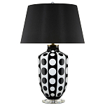 Настольная лампа черно-белый горох Interaction варинант исполнения - 3 | Loft Concept в Екатеринбурге