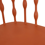 Пластиковый стул на ножках из массива бука Ferret Spiral Brown варинант исполнения - 6 | Loft Concept в Екатеринбурге