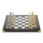 Шахматы Ренессанс с доской из натурального мрамора Decorative Thematic Chess варинант исполнения - 1 | Loft Concept в Екатеринбурге
