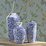 Ваза с синим цветочным узором Blue & White Ornament  варинант исполнения - 4 | Loft Concept в Екатеринбурге