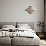 Подвесной вязаный бежевый светильник «Звезда Востока 01» варинант исполнения - 3 | Loft Concept в Екатеринбурге