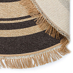 Ковер из комбинированного состава с узором Circles of goodness варинант исполнения - 4 | Loft Concept в Екатеринбурге