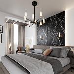 Люстра с прозрачными плафонами из стекла Umbrella варинант исполнения - 5 | Loft Concept в Екатеринбурге