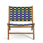 Кресло низкое из массива тика Barbados варинант исполнения - 3 | Loft Concept в Екатеринбурге