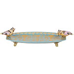 Блюдо фарфоровое Экзотические птички Vivole варинант исполнения - 1 | Loft Concept в Екатеринбурге